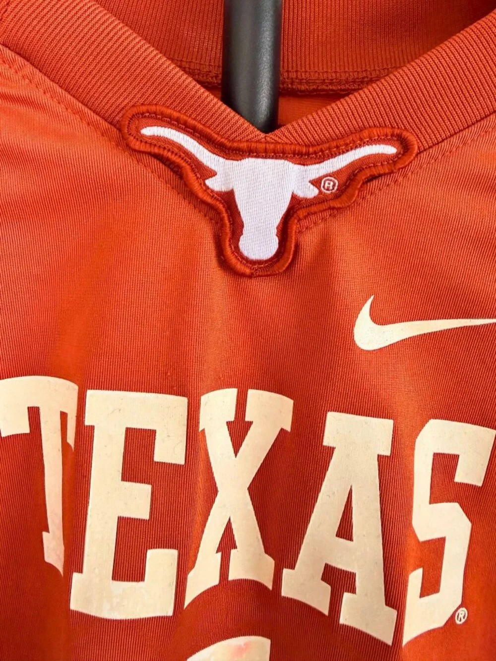 Nike Texas Longhorns Football Jersey Kids Size Large Burnt Orange